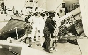Governor of Arica, Chile onboard Naval Ship
