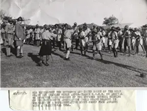 Clarke Prints: Governor and Chief Scout in Ghana, West Africa