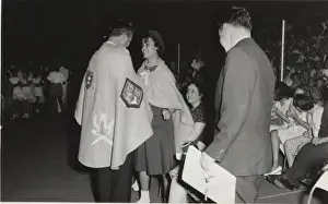 Rennie Prints: Governor at scouting campfire event, Mauritius