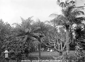 Croquet Prints: The Governors Croquet Ground, Bermuda 1873