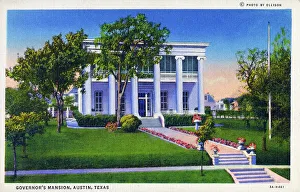 Governors Prints: The Governor's Mansion, Austin, Texas, USA