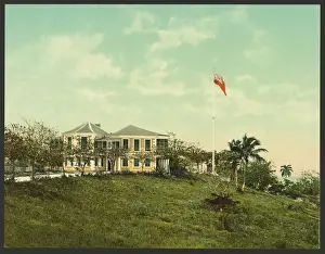 Bahama Prints: Governors residence, Nassau, Bahama Islands