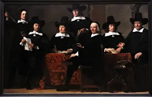 Guild Prints: Governors of the Wine Merchants Guild, ca. 1659, by Ferdinan