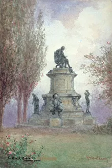Quatremain Prints: The Gower Monument, Stratford-upon-Avon