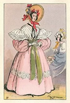 Gown of 1835 / Robida