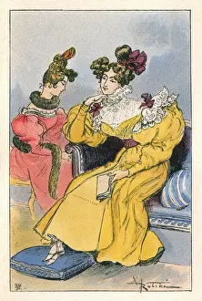 Knot Prints: Gowns of 1830 / Robida
