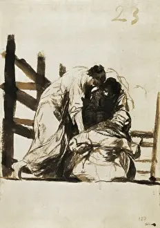 GOYA Y LUCIENTES, Francisco de (1746-1828). Two