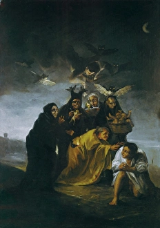 Halloween Gallery: GOYA Y LUCIENTES, Francisco de (1746-1828). The