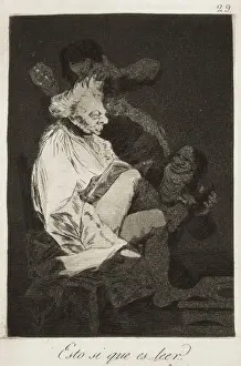 Burnished Prints: GOYA Y LUCIENTES, Francisco de (1746-1828). Caprices