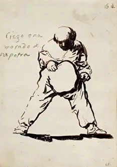 GOYA Y LUCIENTES, Francisco de (1746-1828). Ciego