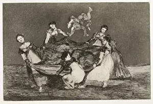 Lucientes Prints: GOYA Y LUCIENTES, Francisco de (1746-1828). Proverbs