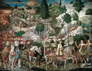 Fresco Prints: Gozzoli, Benozzo di Lese, called Benozzo (1420-1497)