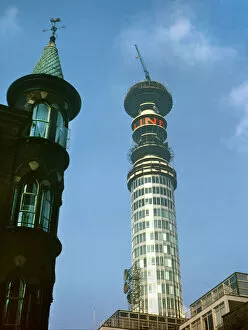 Turret Collection: GPO / British Telecom Tower under construction