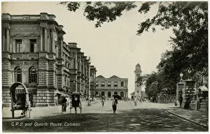 Images Dated 4th November 2016: The GPO and Queens House - Colombo, Sri Lanka