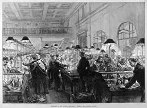 Offices Gallery: Gpo Sorting, 1875