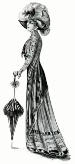 Graceful frock for Ranelagh 1909
