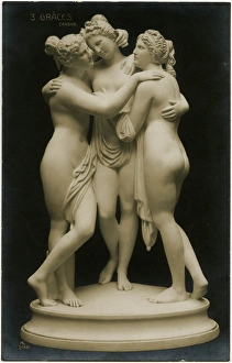 Jan16 Collection: The Three Graces by the Italian sculptor Antonio Canova