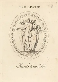 Juno Prints: The Three Graces: Pallas Athena, Juno and Venus