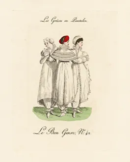 Three graces in trousers Three graces in trousers