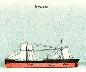 Boilers Prints: Gracie, cargo ship