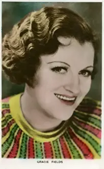 Curl Prints: Gracie Fields, English singer and actress