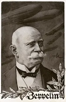 Adolf Prints: Graf von Zeppelin - portrait
