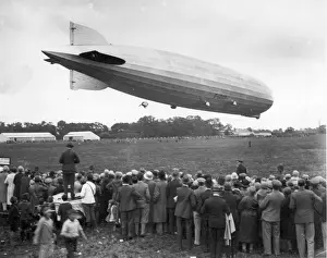 The Graf Zeppelin LZ 127 landing at Hanworth Aero Park