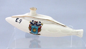 Images Dated 14th February 2012: A Grafton china British submarine No E9