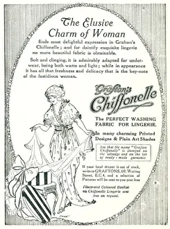 Draper Prints: Grafton's Chiffonelle Advertisement