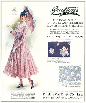 Waistband Prints: Grafton's Cotton Voile Advertisement