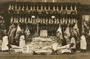 Images Dated 24th March 2017: Graham and Withers butchers shop, Bromley, Kent