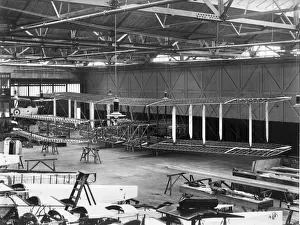 Grahame-White E 4 The Ganymede during construction