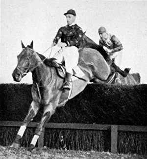 Steeple Chase Gallery: Grakle at the Winchester Handicap Steeplechase, 1927