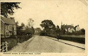 Alford Gallery: Grammar School and Station Road, Alford, Lincolnshire
