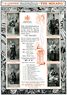 Audio Collection: Gramophone Company, Gilbert and Sullivan records