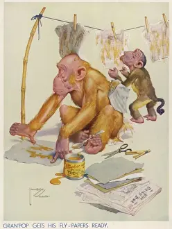 Gran pop Gets his Fly-Papers Ready