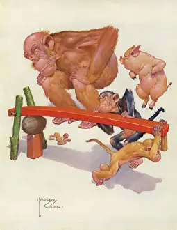 Anthropomorphic Prints: Gran pops Nutcracker Suite by Lawson Wood
