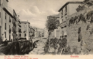 Images Dated 17th August 2016: Granada, Spain - Carrera de Darro