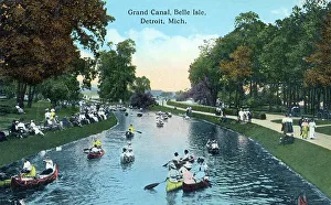 Playground Prints: Grand Canal, belle Isle, Detroit, Michigan, USA