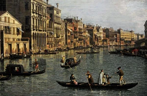Gondola Collection: Grand Canal Looking South-East from the Campo Santa Sophia t