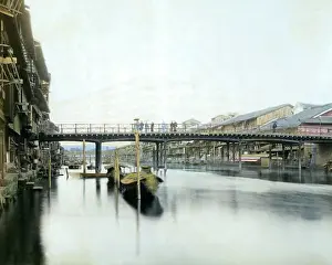 Osaka Prints: Grand Canal, Osaka, Japan