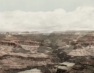 Erosion Prints: The Grand Canyon of Arizona from Bright Angel hotel