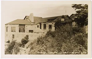 Arizona Prints: Grand Canyon Lodge, Bright Angel Point, North Rim, Arizona, USA Date: 1930s