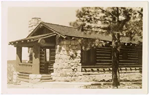Arizona Prints: Grand Canyon Lodge, De Luxe Cabins, North Rim, Arizona, USA Date: 1930s