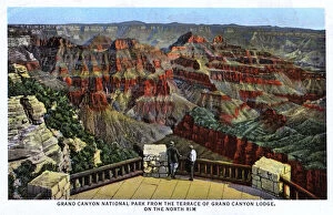 Images Dated 10th May 2018: Grand Canyon National Park fr. Terrace of Grand Canyon Lodge