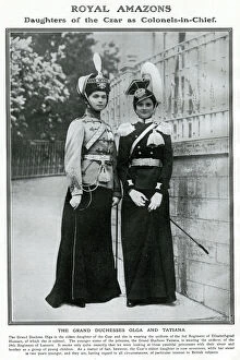 Images Dated 1st March 2017: The Grand Duchesses Olga and Tatiana 1912