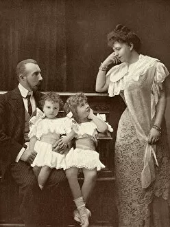 Michael Collection: Grand Duke Michael of Russia and his family