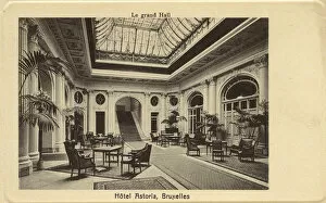 Grand Hall of the Hotel Astoria, Brussels, Belgium