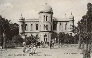 Moorish Prints: Grand Hotel, Hammam-Lif, Tunisia, North Africa