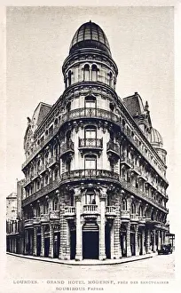 Proprietors Prints: Grand Hotel Moderne at Lourdes, France